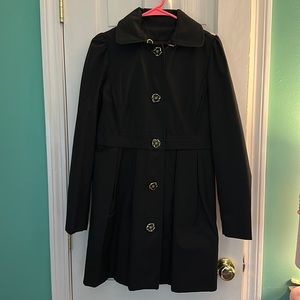 Betsey Johnson Lined Rain Jacket with hood